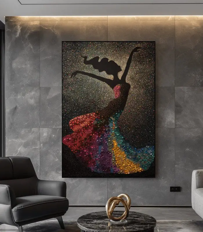 تابلو رقص نور سه‌بعدی