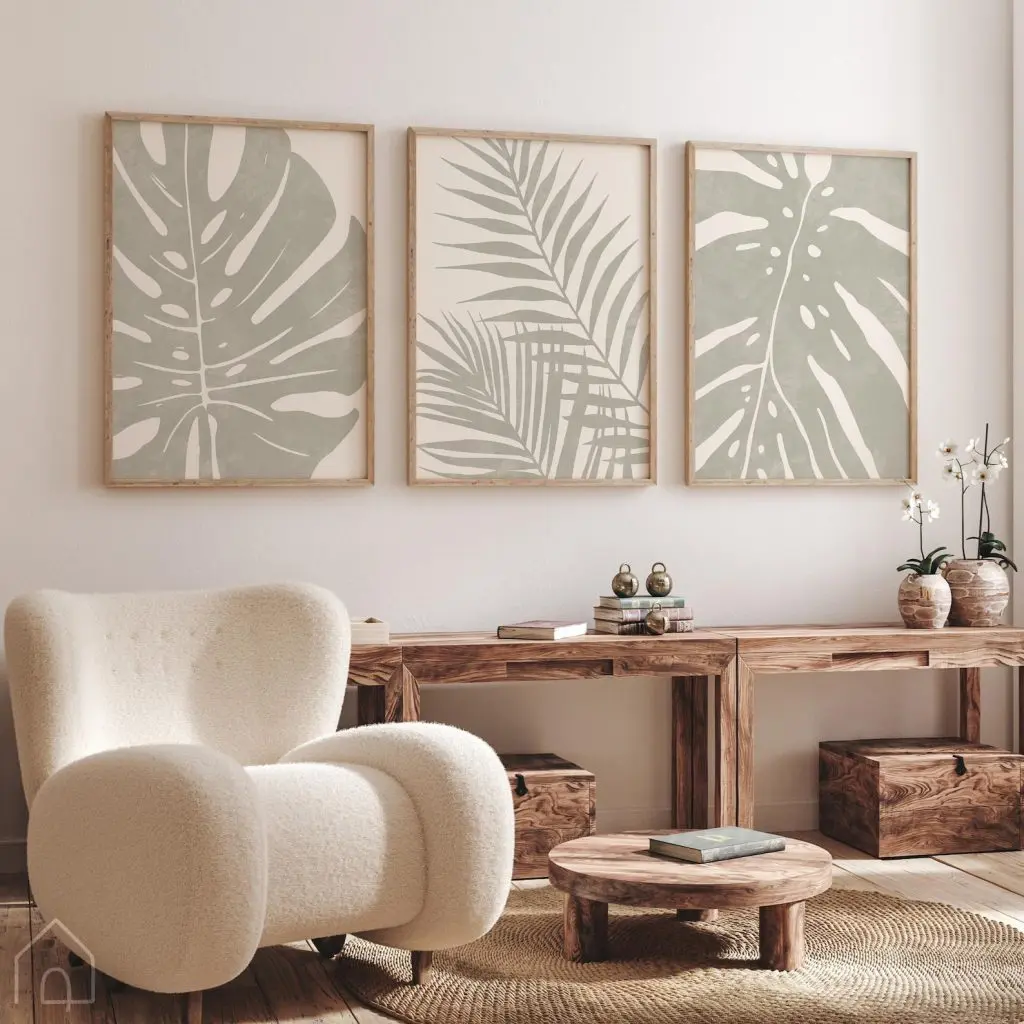 ست ۳ تایی برگ‌های آرام