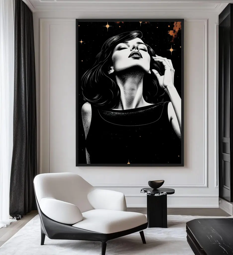 تابلو دکوراتیو بانوی کهکشان