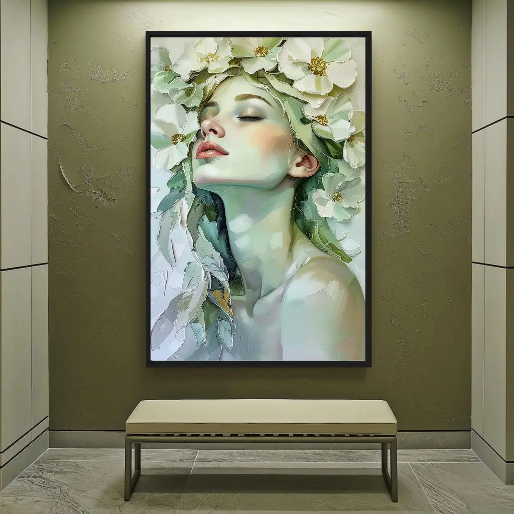 تابلو دکوراتیو بانوی طبیعت