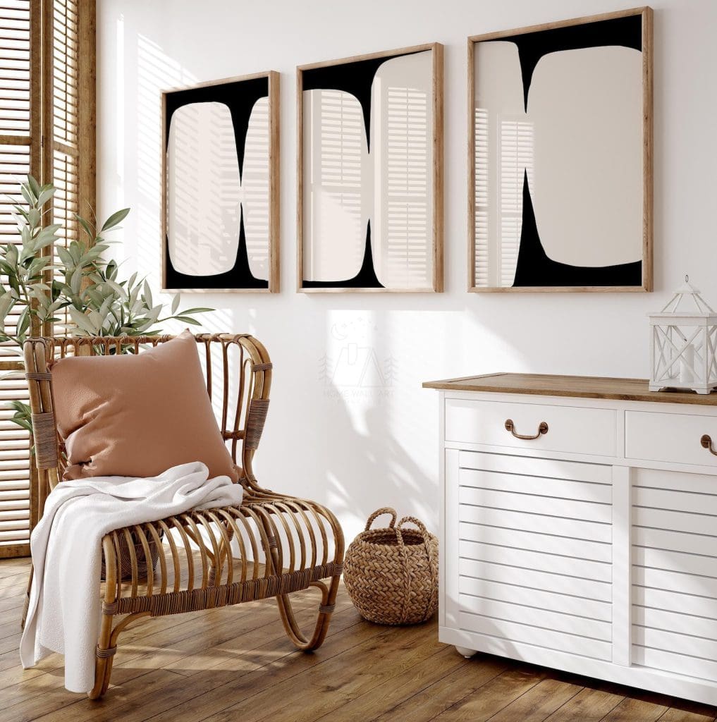 ست سه تکه اشکال مینیمال