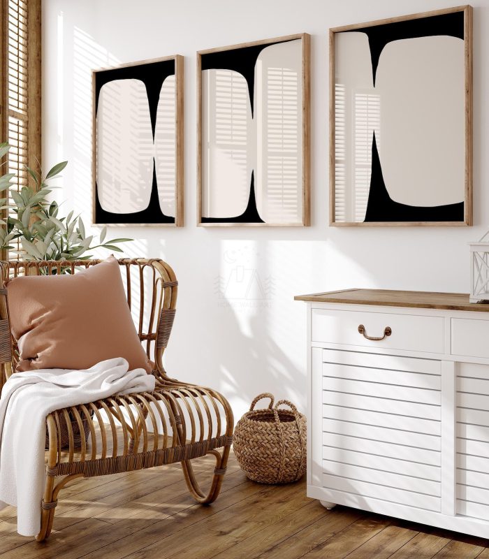 ست سه تکه اشکال مینیمال