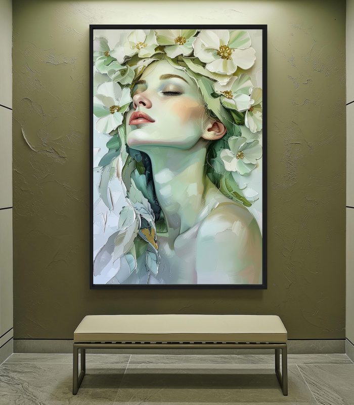 تابلو دکوراتیو بانوی طبیعت