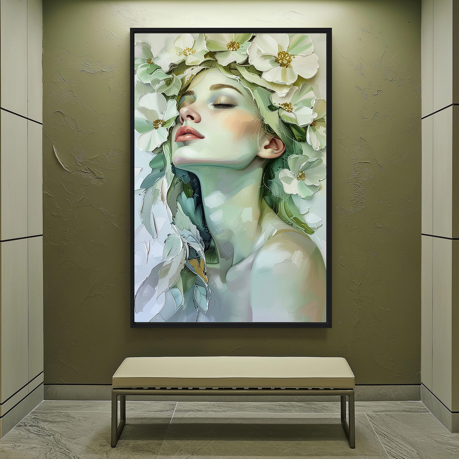 تابلو دکوراتیو بانوی طبیعت