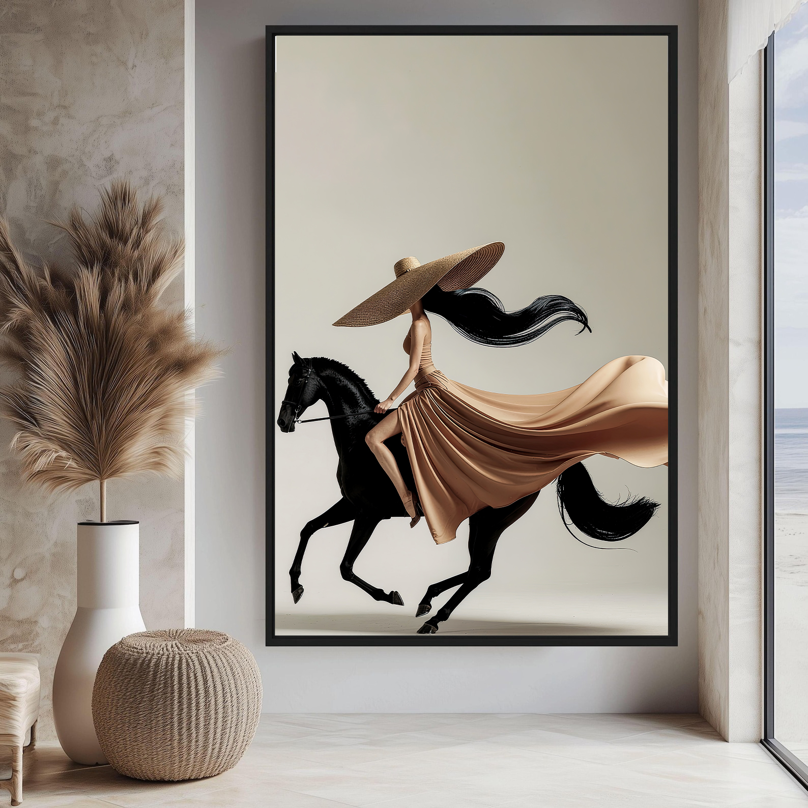 چگونه تابلوهای دکوراتیو، سکوت لوکس فضای داخلی را تکمیل می‌کنند؟