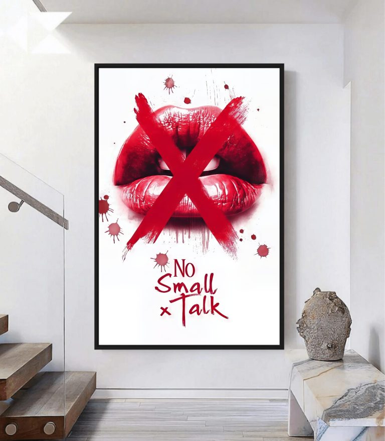 تابلو دکوراتیو دیواری مدرن طرح لب